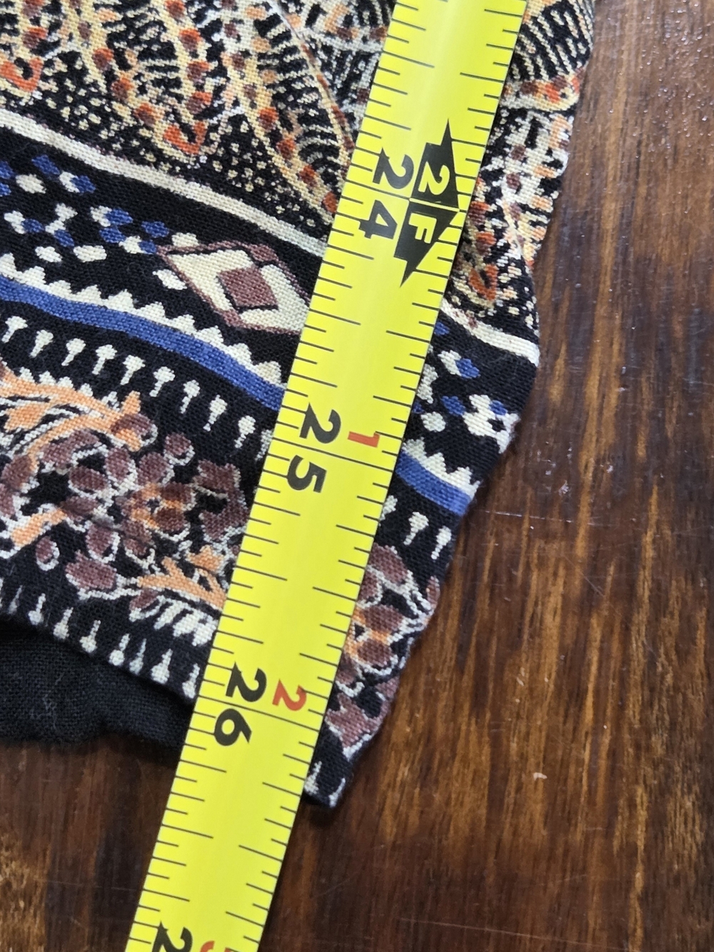 ANGIE Wide Leg Printed Rayon Pants Medium Like New - Picture 4 of 5